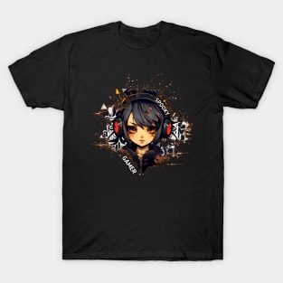 Halloween Manga Girl T-Shirt